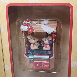 1997 Enesco Treasury Masterpiece Editions Bubbling With Cheer 278467 - Vintage